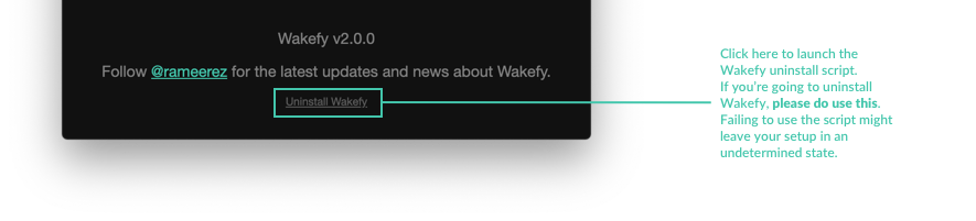 wakefy not working